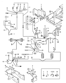 Wire Harness Diagram and Parts List for SX3100 54ALB4S727-54ALB4SW727-54ALB4SX727-54ALB4SY727-54ALB4SZ727-54AMB4S727-54AMB4SW727-54AMB4SX727-54AMB4SY727-54AMB4SZ727 Cub Cadet Lawn Tractor